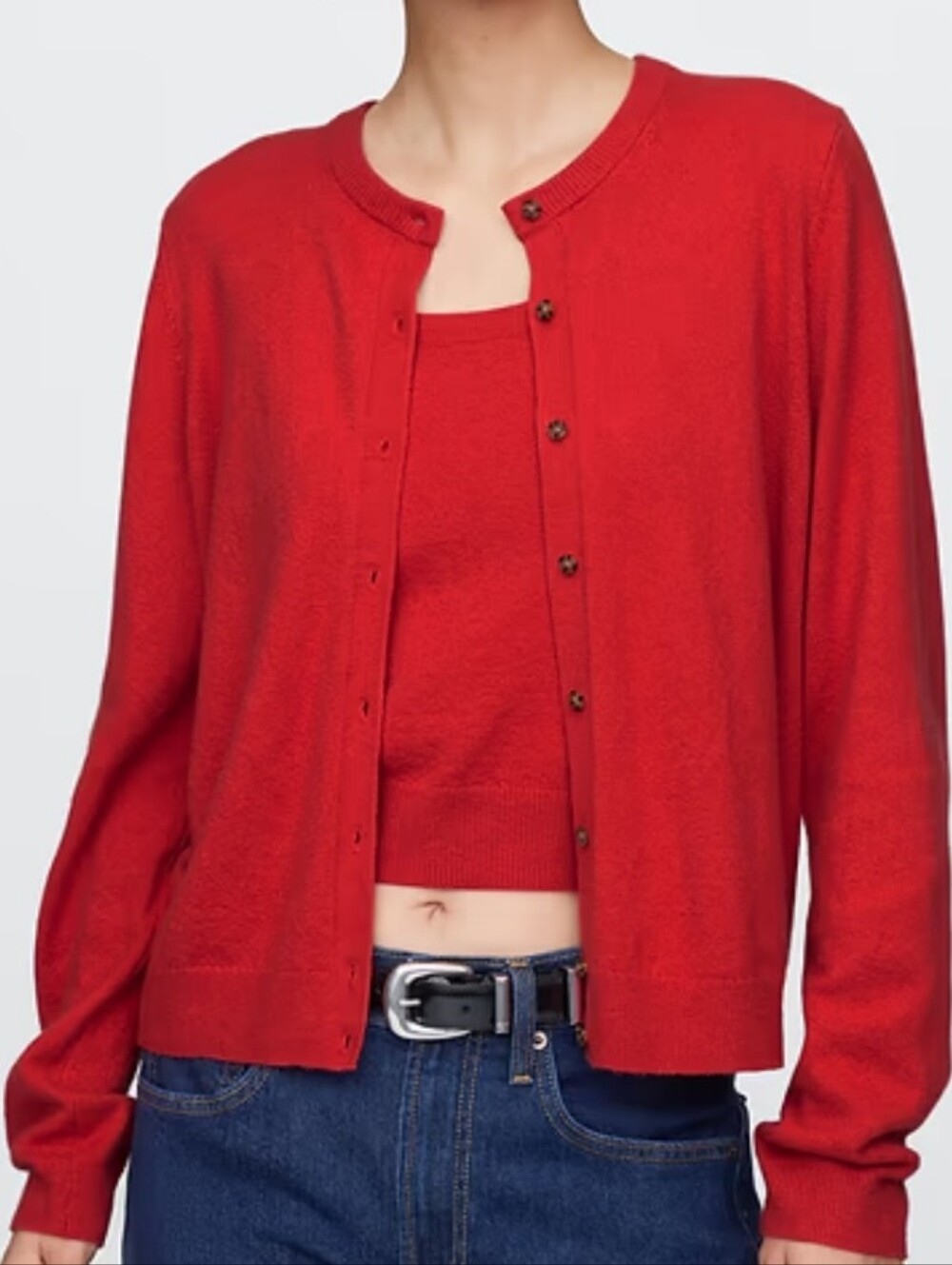 GAP 100% Cotton Relaxed Cardigan Sweater
